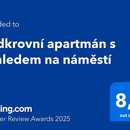 Podkrovni Apartman S Vyhledem Na Namesti Lomnice nad Lužnicí Extérieur photo